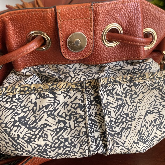REBECCA MINKOFF "LEXI" BISCUIT BROWN BUCKET BAG 🌟EUC🌟 - Picture 13 of 17
